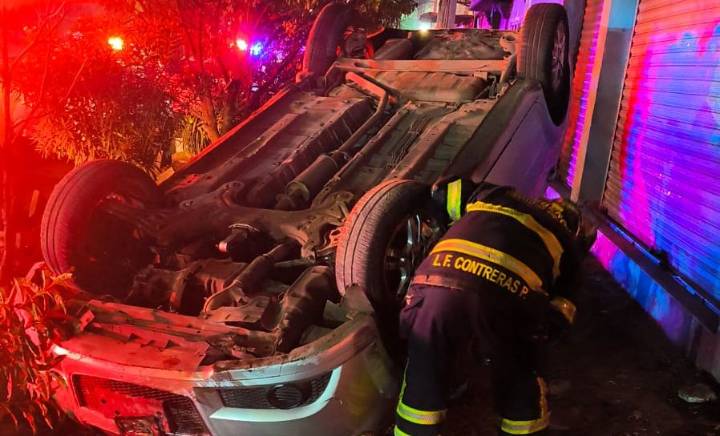 Alertan 4 choques y 3 volcaduras en CDMX