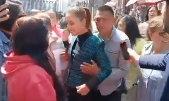 Encarcelan a pervertido que toqueteó  en la calle a la presidenta de México