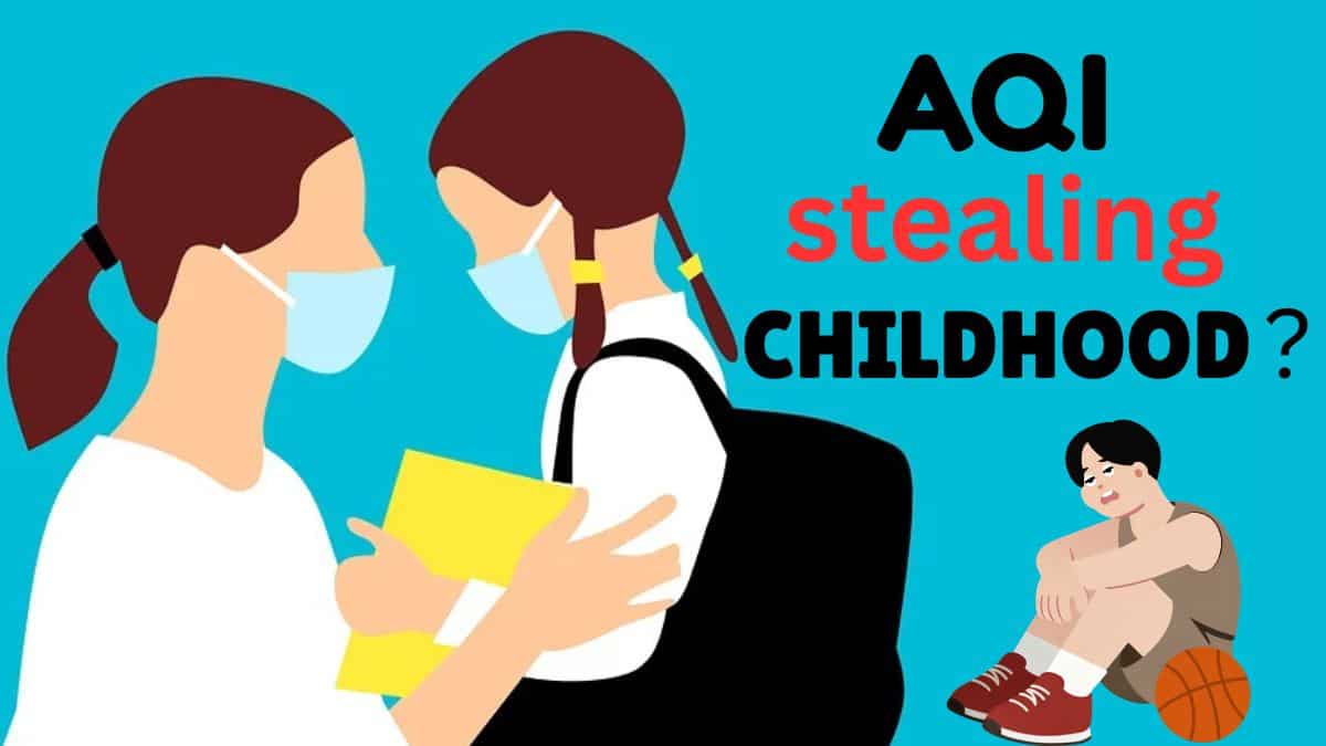 AQI stealing childhood? Delhi suffocates under smog as outdoor play turns dangerous