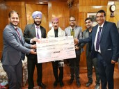 Bank of Baroda contributes one crore to Aapda Rahat Kosh