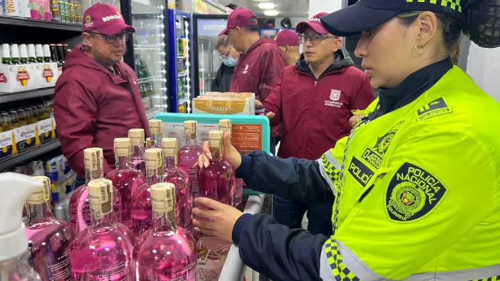 Megaoperativo en Bogotá destapó venta de licor adulterado y dejó varios capturados con antecedentes