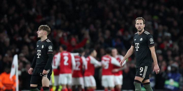 Luis Díaz no jugó y Bayern Múnich sufrió mucho: derrota 3-1 contra el Arsenal en la Champions League