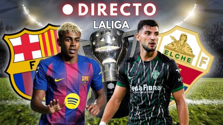 Barça - Elche de liga, en directo | Marcador, goles y última hora de la Jornada 11