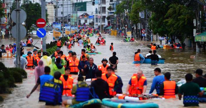 Death toll nears 100 in Southeast Asia as heavy rains cause floods and landslides