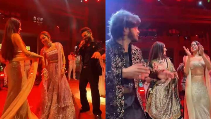 Rahul Vaidya Performs Live As Janhvi Kapoor, Tara Sutaria Dance To Zingaat In Udaipur Wedding