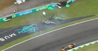 Franco Colapinto chocó y abandonó en la Sprint del Gran Premio de Brasil