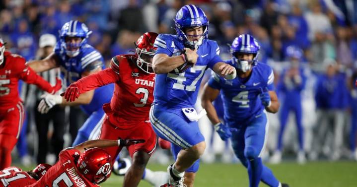 BYU ranked #7 in College Football Playoff poll, Utah #13