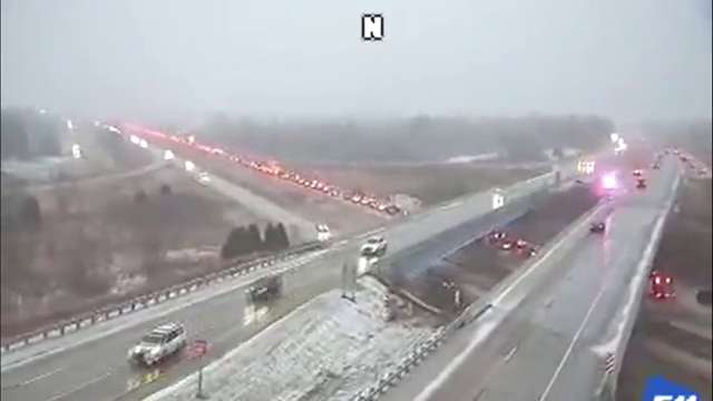 Ozaukee fire: I-43 north closed due to large crash in Ozaukee County