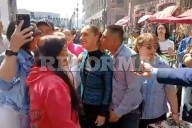 Acosa hombre a Sheinbaum cuando caminaba en Centro Histórico