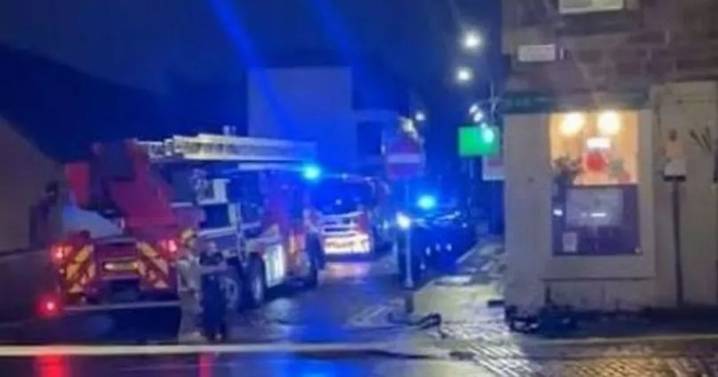 Blaze breaks out at Edinburgh flat as fire crews race to scene