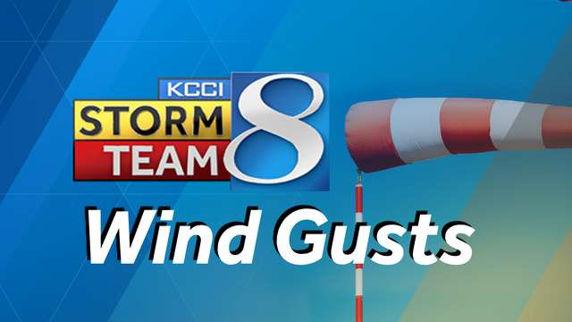 Iowa weather: See the strongest wind gusts since Tuesday