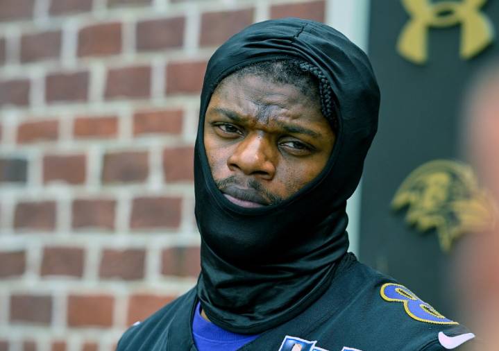 Lamar Jackson absent from Ravens practice Wednesday