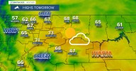 Unseasonably warm with increasing wind on Thursday