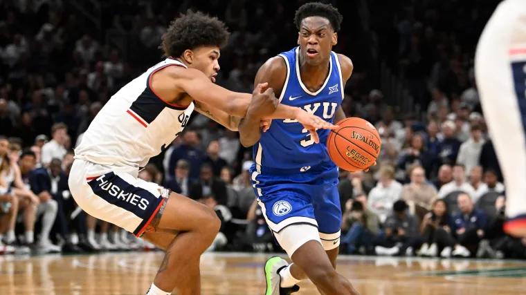 No. 3 UConn holds off No. 7 BYU 86