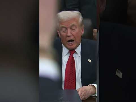 Trump signs bill ending government shutdown, gets asked about Epstein emails