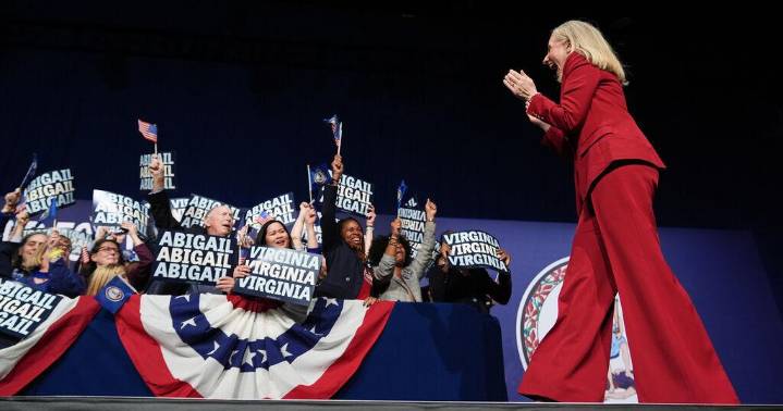 Abigail Spanberger elected Virginia governor in a historic first that boosts Democrats ahead of 2026