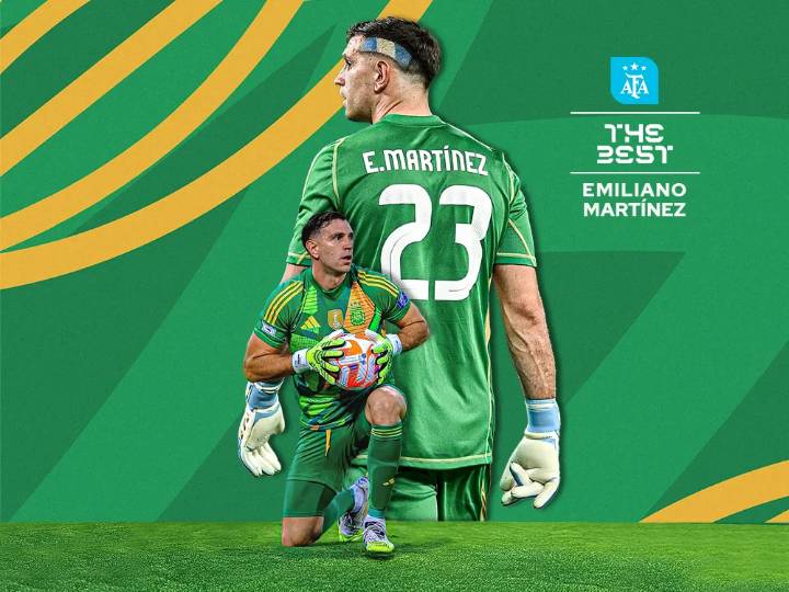 Dibu Martínez y un hincha de Racing nominados a los premios The Best de la FIFA