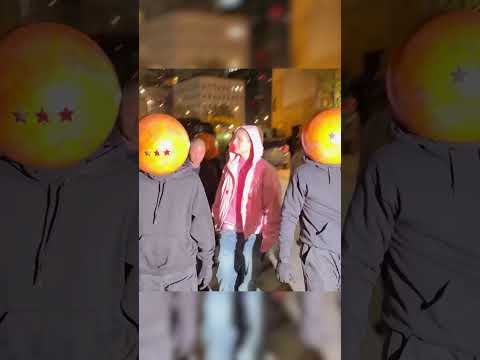 Timothée Chalamet at 'Marty Supreme' Pop-Up With Ping-Pong Headgear Gang, on Video