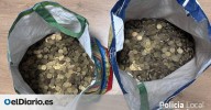 Detenido por robar 4.000 euros en monedas de céntimos en Palma