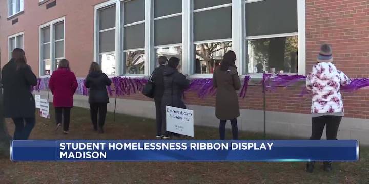 MMSD highlights student housing insecurity with ribbon display