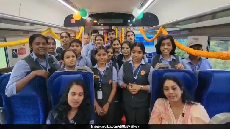 Kerala Govt Orders Probe After Children Sing RSS Song On New Vande Bharat Train [Watch]