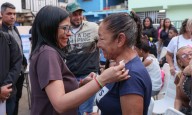 Vicepresidenta Rodríguez visita la Comuna Aponwao para Cuarta Consulta Popular Nacional