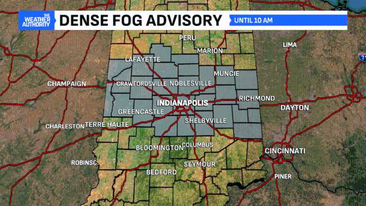 Dense Fog Advisory issued Friday morning