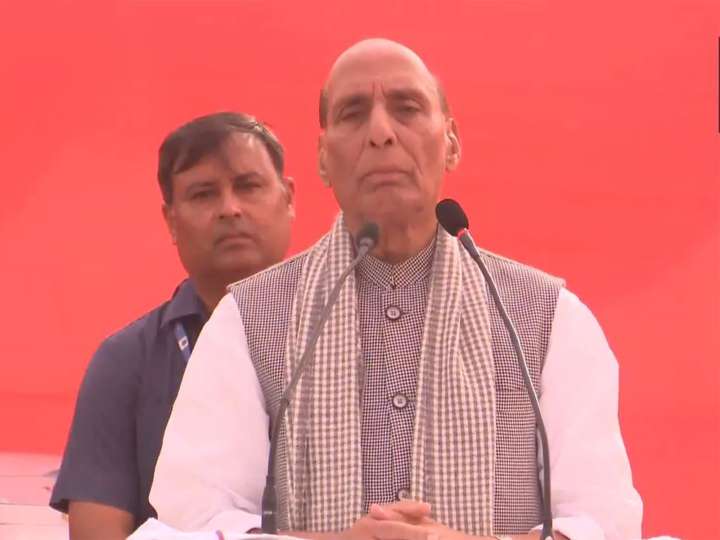 "Gone are the days when they ruled with 'katta": Rajnath Singh