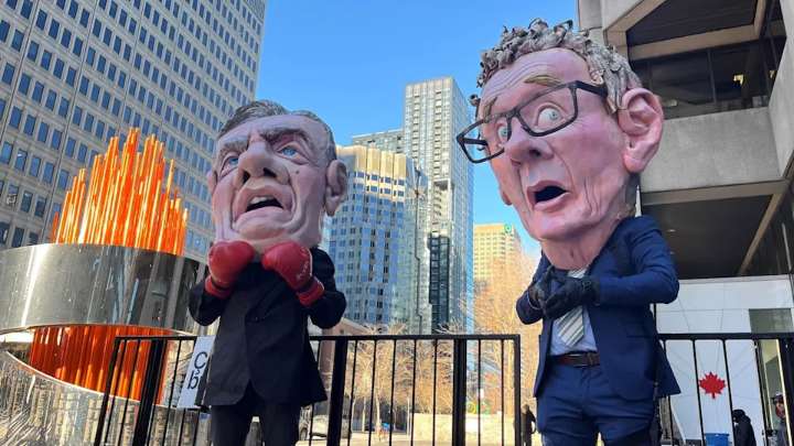 Unions, supporters rally in Montreal to denounce Quebec government policies