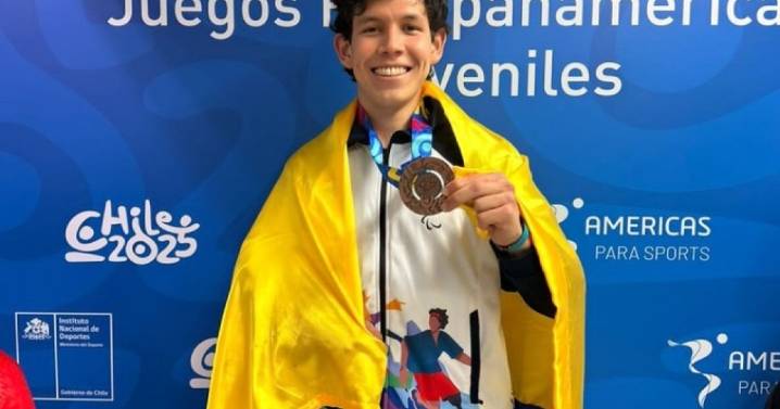 Dos deportistas de Caldas brillan en los Juegos Parapanamericanos Juveniles de Chile, tres medallas de bronce