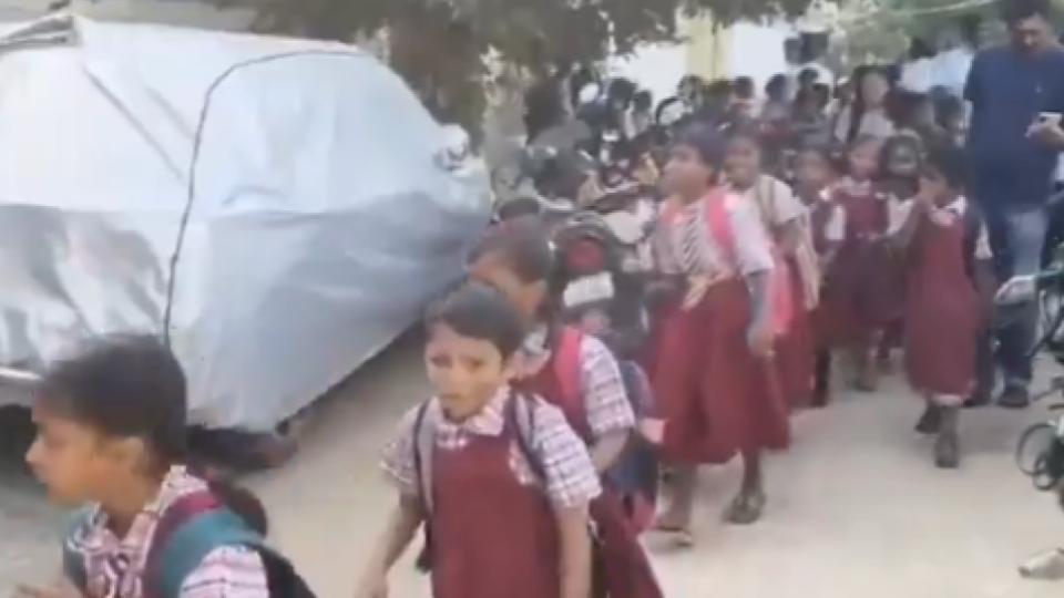 Suryapet Govt school locked due to non payment of rent