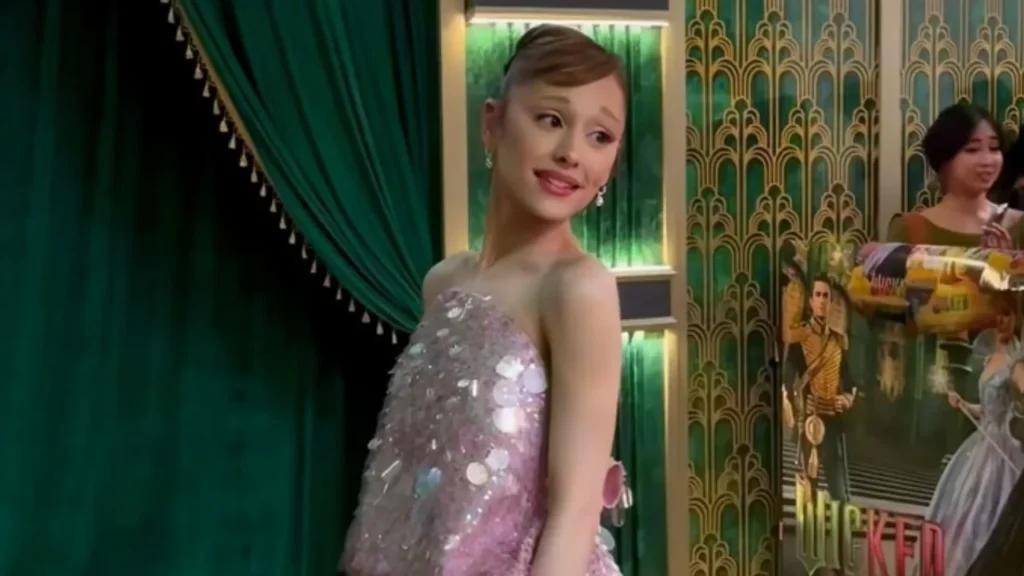 Momento de tensión: Fan se lanza hacia Ariana Grande durante la premiere de 'Wicked: For Good'