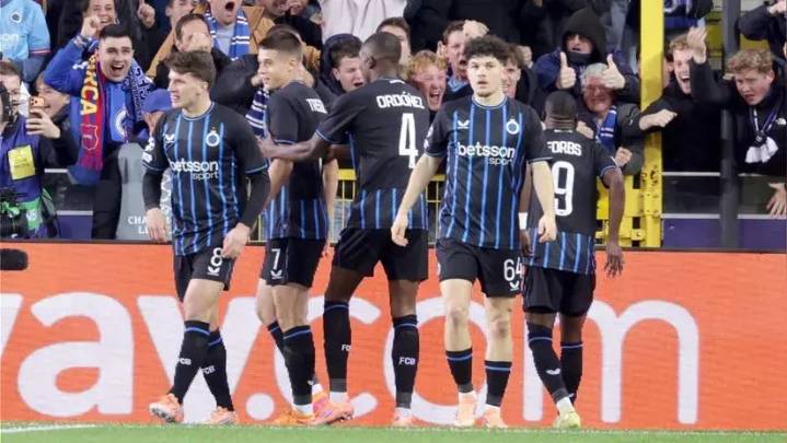 Partido con goles: Brujas se adelantó al Barcelona en menos de 20 minutos [VIDEO]