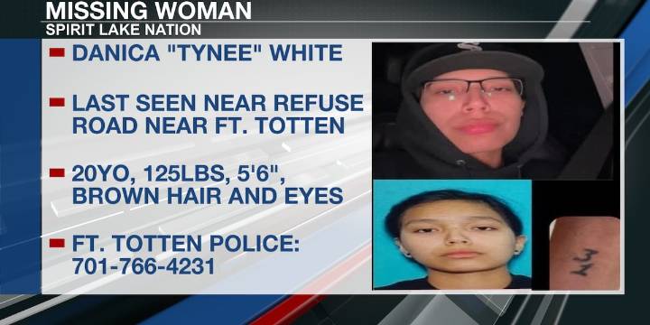 Spirit Lake Nation looking for missing woman