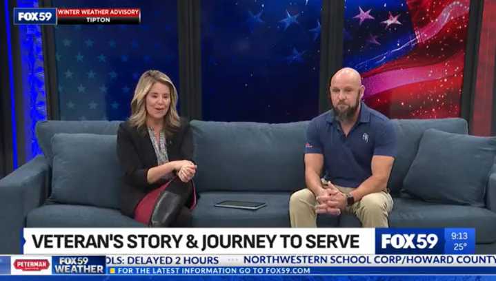 Veteran joins FOX59 Morning News to talk about his story, work with Folds of Honor