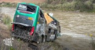 Bus de Expreso Nacional cae al río Mantaro tras choque y deja un número aún indeterminado de heridos