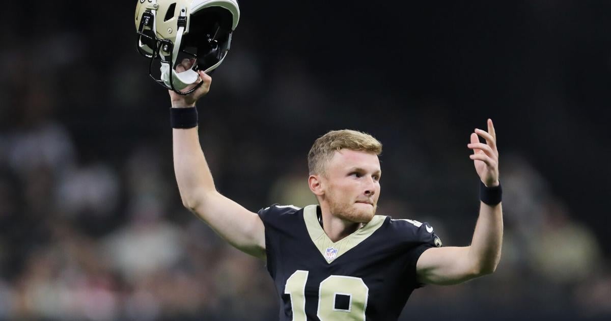 Blake Grupe says goodbye to Saints fans after getting cut