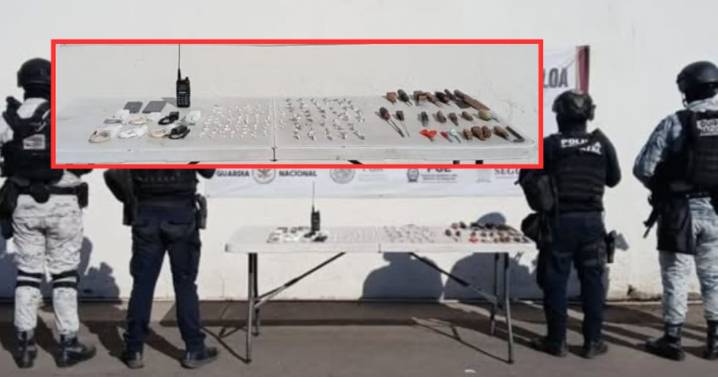Aseguran cocaína, marihuana y objetos prohibidos durante revisión en el Centro Penitenciario Aguaruto en Culiacán