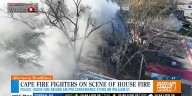 Cape firefighters on scene of house fire