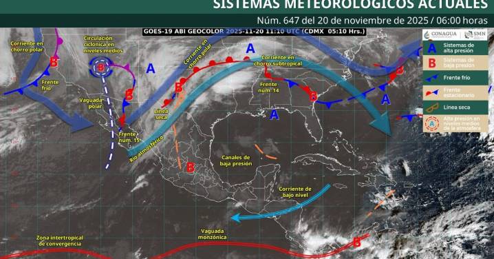 Prevén chubascos aislados y ambiente caluroso en Colima