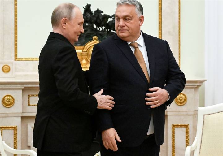 Hungary's Orbán seeks more Russian oil and gas at Kremlin talks with Putin