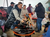 Entregan herramientas donadas a familias damnificadas