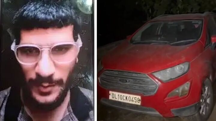 Delhi blast probe: Prime suspect Umar Nabi’s red Ford EcoSport found at Haryana farmhouse