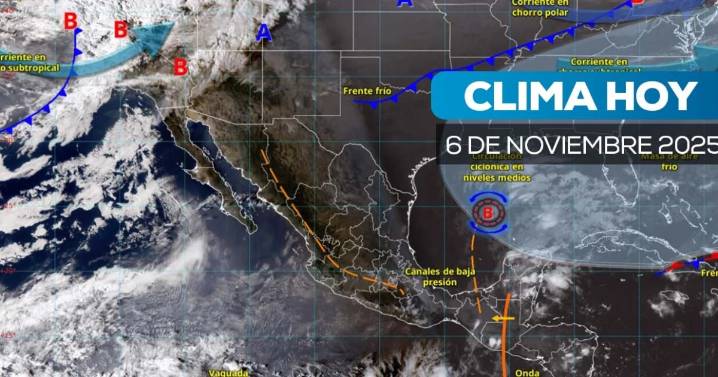 Onda tropical 40 deja a México bajo lluvias: este será el pronóstico del clima