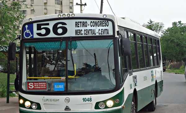 Cambios sin aviso: así quedó el recorrido de la línea 56 de colectivos