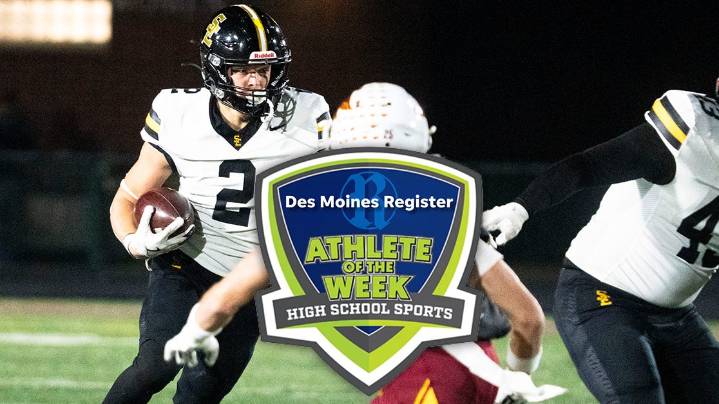 Vote for Des Moines Register male Athlete of the Week Oct. 26