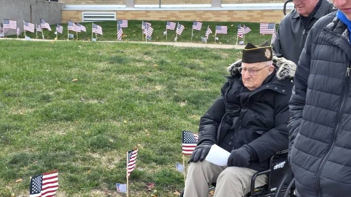 World War II veteran honored by Washington High School students on Veteran’s Day