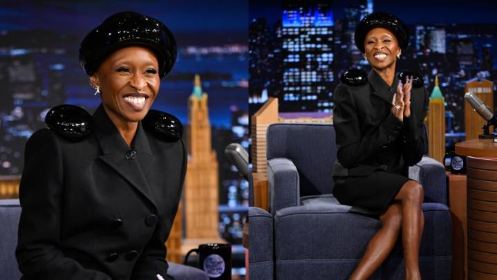 Cynthia Erivo Goes Futuristic in Schiaparelli for 'Jimmy Fallon'