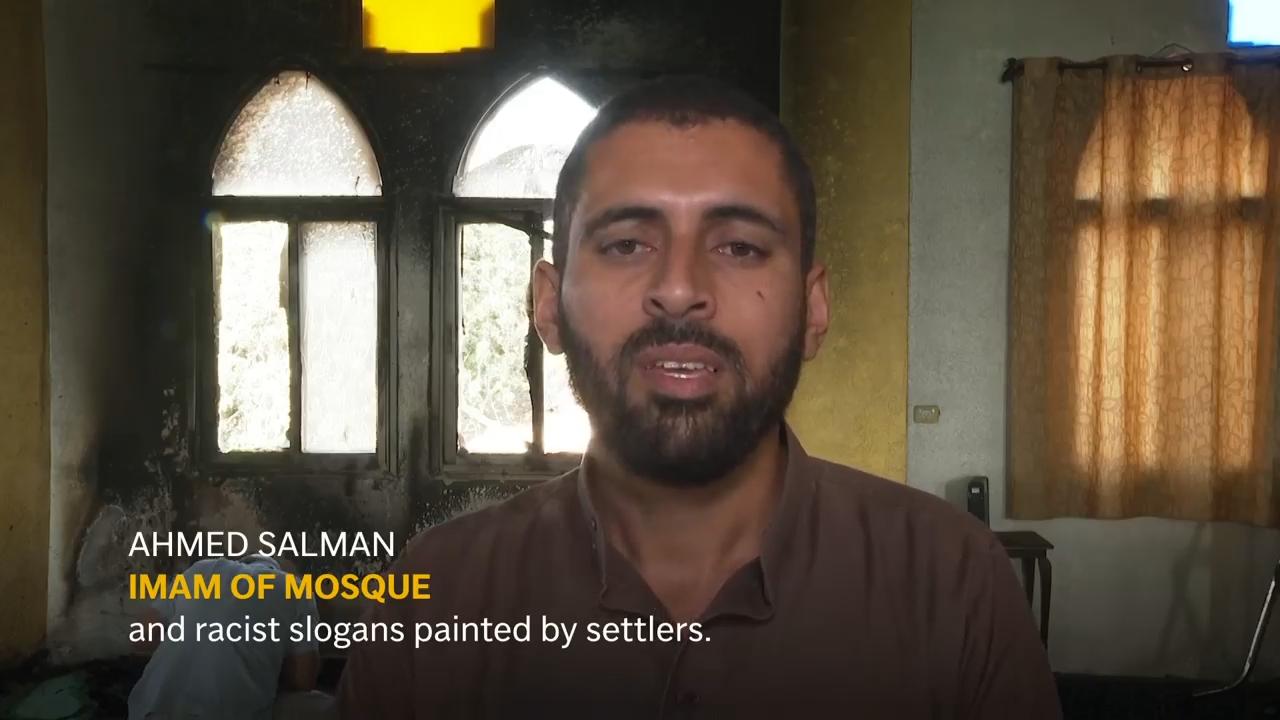 Israeli settlers torch and deface West Bank mosque after condemnation from military leaders