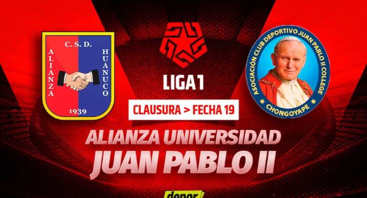 MIRA HOY: Alianza Universidad vs. Juan Pablo II EN VIVO vía Liga 1 MAX y DIRECTV por Torneo Clausura